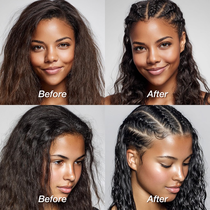 Lux Collection Wrapping Foam Lotion Wave Curl Wet Setting Styling