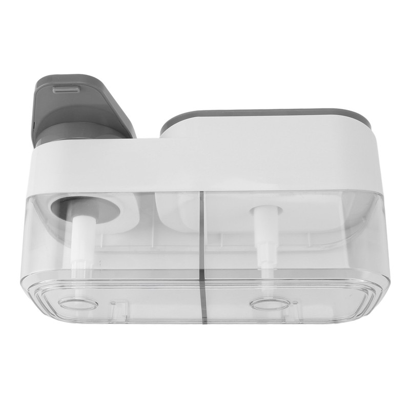2 in 1 Kitchen Sink Dish Soap Dispenser Sponge Holder