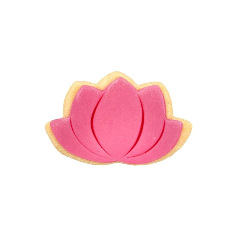 RBV Birkmann, Lotus Flower Cookie Cutter Stainless Steel 2.5 x