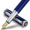BEILUNER Luxury Fountain Pen Set,Solid 24K Gilded Fine Nib, Modern