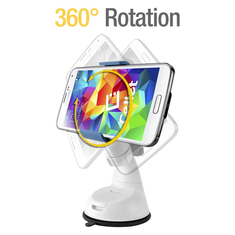 Cell Phone Holder Mount – Suction Cup Car Windshield and