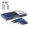 ZERINT TP-M77 Tire Repair Plug Stem Kit 33 pcs,Wrapped stem: