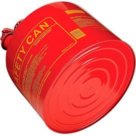 Eagle 5 Gallon Type I Red Safety Gas Can for Gasoline with Flame Arrester and Self-Closing Lid, Made in the USA, Galvanized Steel Flammable Storage Can, UI50S
