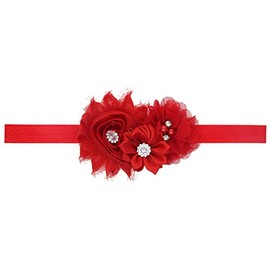 NEW Girl Baby Headbands,red baby headband bow. (LDZ23-Red 4)