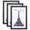 VCK 24x36 Solid Wood Poster Frames Black 3 Pack Picture