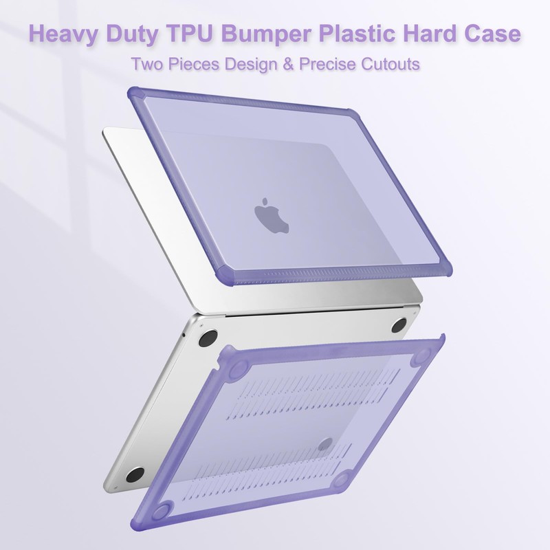 MOSISO Compatible with MacBook Air 15 inch Case 2026 2025