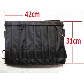 Weight Vest, Weighted Jacket, Adjustable Weight, 12.0 lbs (5 kg), 22.0 lbs (10 kg), 33.1 lbs (15 kg), 44.1 lbs (20 kg), Power Vest, Weighted Jacket, Includes Shoulder Pads to Prevent Digging, Muscle