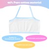 5 Pcs Girls Sports Bra, Training Bras for Girls Age