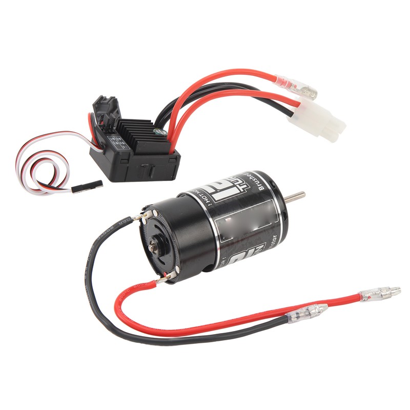 550 12T Brushed Motor with 60A Brushed ESC for ARRMA