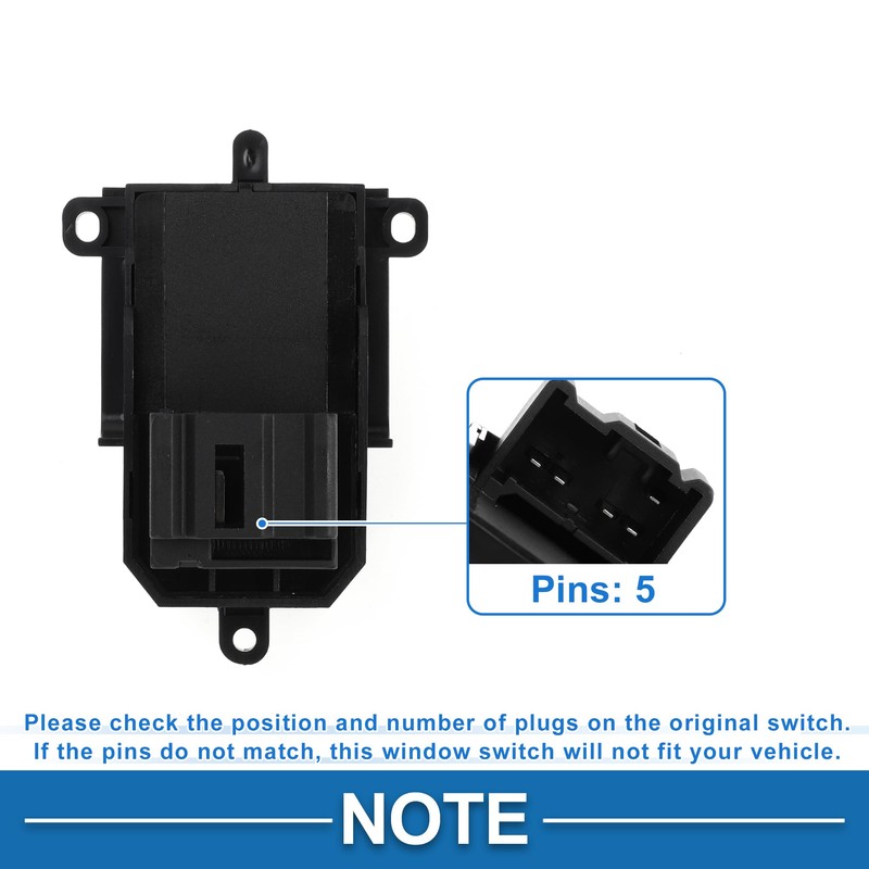 A ABSOPRO Power Window Switch Rear Passenger Side Window Control