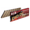 D.I.D 520DZ2-108ZB G&B (Gold & Black) Motorcycle Chain, Includes Caulking