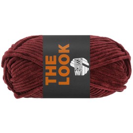 LANA GROSSA The Look Velvety Soft and Sturdy Chenille Yarn Hand Knitting Yarn Made of 100% Polyester 100 g Wool for Knitting and Crocheting 120 m Yarn