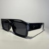 Stylish Thick Frame Square Sunglasses Unisex Black Tortoiseshell Trendy Cat