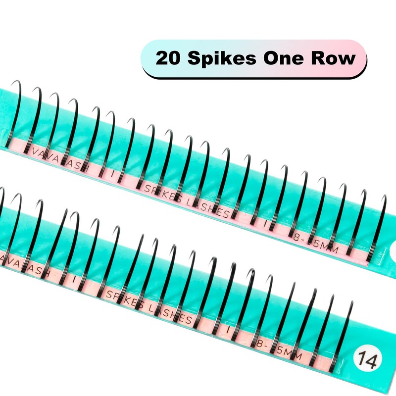 VAVALASH Premade Fan Spikes Lash Extensions Mixed Tray 10mm D