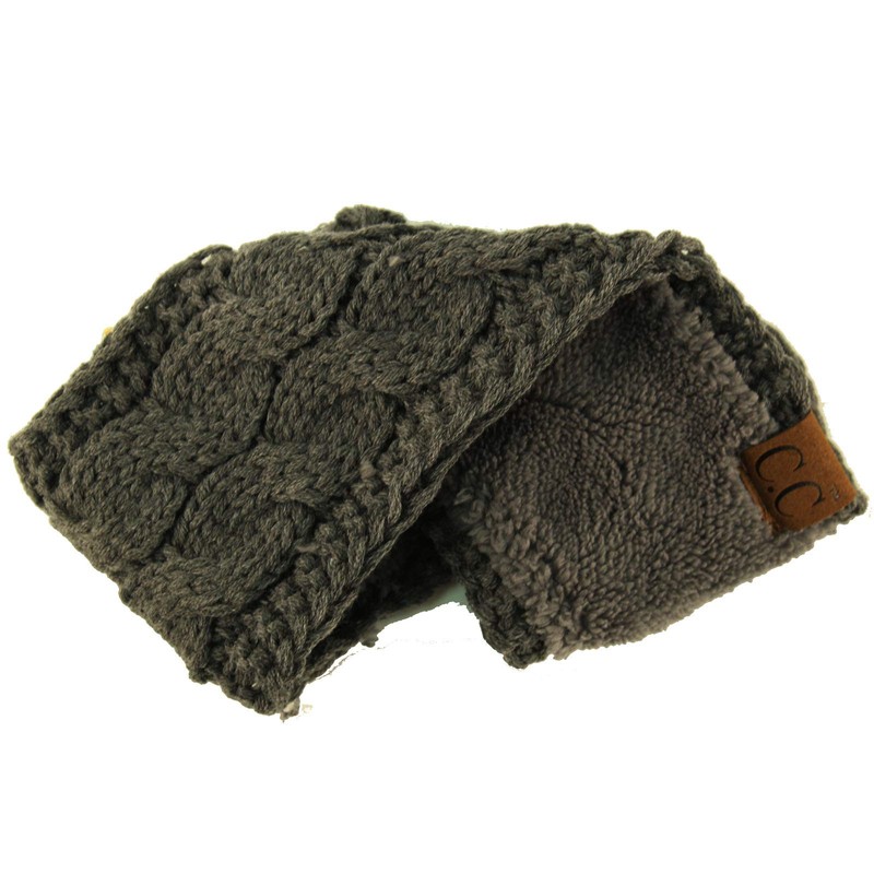 Winter CC Confetti Warm Fuzzy Fleece Lined Thick Knit Headband