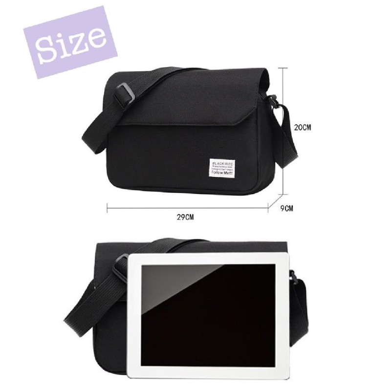 cmy select Men's Shoulder Bag, Crossbody Design, Plain, Logo, Simple,