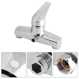 Ejoyous Shower Mixer Tap for Shower Wall Mounted Single Lever Shower Mixer Tap for Bath and Shower Chrome Silver