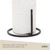 Umbra Squire Paper Towel Holder for Kitchen, Black
