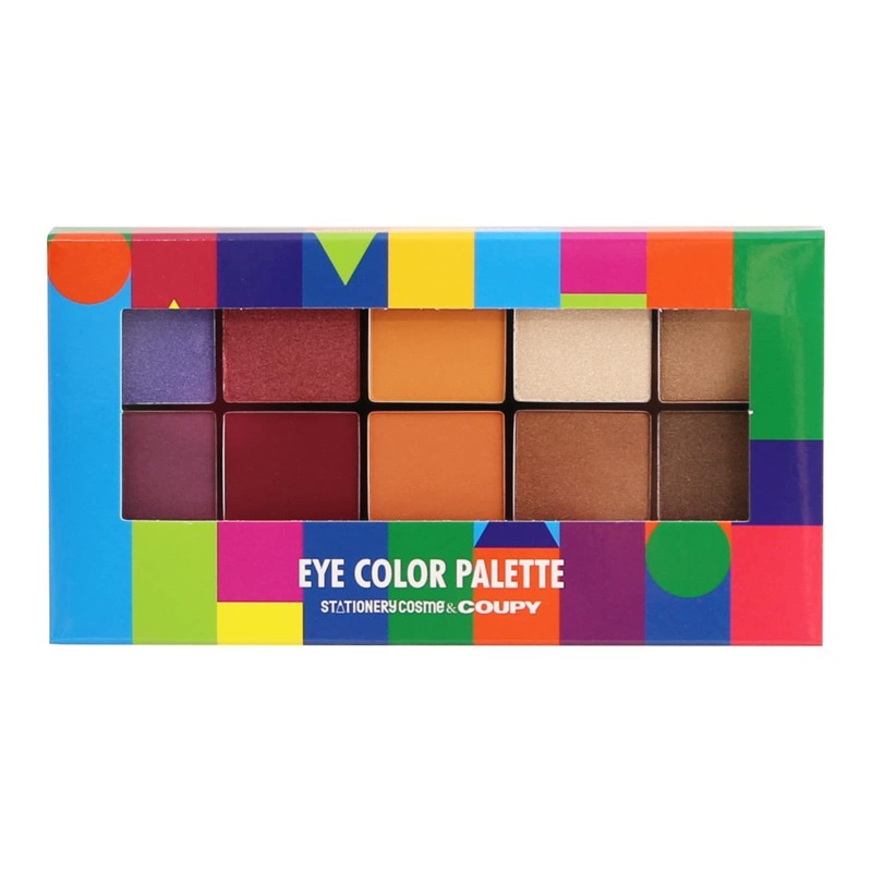 Stationery Cosmetics Coupy Pattern Eye Color Palette Eye Makeup 10