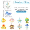 LiQunSweet 40 pcs 10 Styles Ocean Theme Resin Charms Whale