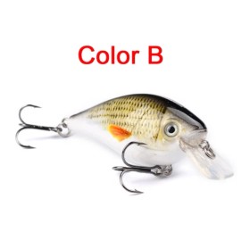 Backwater Square Bill Crankbait Lures 3" X 1/2oz Rattling Action 3'-5' Depth Bass Catcher - Color B