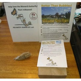 Milkweed Floss Flyers /Milkweed Seed Separator Kit/Better Than Bubbles! 2021crop