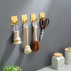DELITON Gold Towel Hooks- 4 Pack Adhesive Hook for Coat