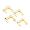 4PCS Violin Fine Tuner Golden Metal Wear Resistant String Fine