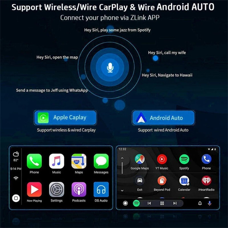 Unbranded Apple Carplay For Toyota Corolla 2014-2016 Android12 Car Stereo
