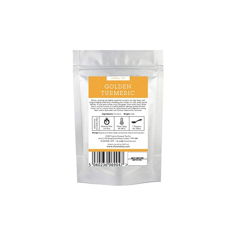 Golden Turmeric Premium Loose Leaf Herbal Tea - Chiswick Tea
