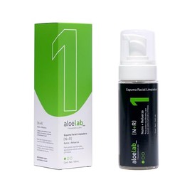 Aloevida LAB espuma limpiadora facial - Piel Joven y Piel Equilibrada | N+R 1 (Nutre + Refuerza) 160 ml