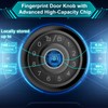 Gavdhe Fingerprint Door Knob-Fingerprint Door Lock with Keypad & App