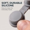 10Pcs Grey Universal Silicone Sealing Bottle Straw Hole Grommets Stopper