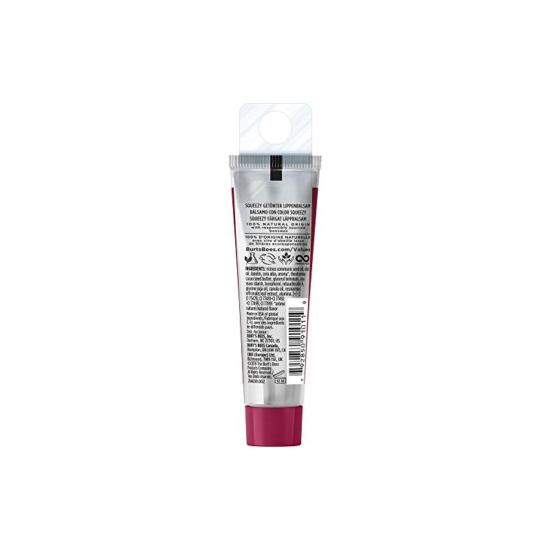 BURTS BEES Watermelon Rush Squeezy - Bálsamo labial tintado, 12.1
