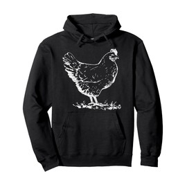 Farm Animal Chicken Pullover Hoodie