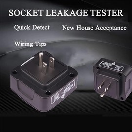 ZOYI E4 LCD Color Screen Outlet Tester: 3-Wire AC 120V Circuit Breaker Finder Tool with Voltage Testing Capability