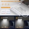 LED Closet Light, Newest 20LEDs Dimmer USB Rechargeable Motion Sensor