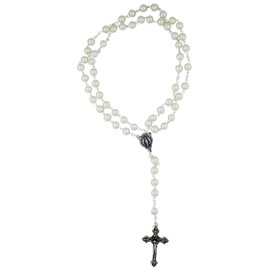 Our Lady of Grace Rosary with Pearlized Beads