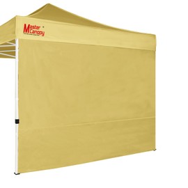 Mastercanopy Side Sheet for Tarp Tents, 8.6 ft (2.5 M/3 m), Waterproof, Windproof, UV Protection, Heat Shield, Easy Removal, For Business and Outdoor Use, 1 Side Sheet