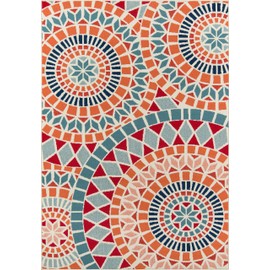Momeni Baja Mosaic Area Rug, 5'3" X 7'6", Multi