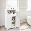 GLACER Multifunctional Floor Cabinet, Bathroom Cabinet with Removable Drawers and