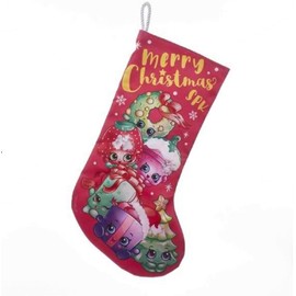 Kurt Adler 19" Holiday Stocking - Shopkins