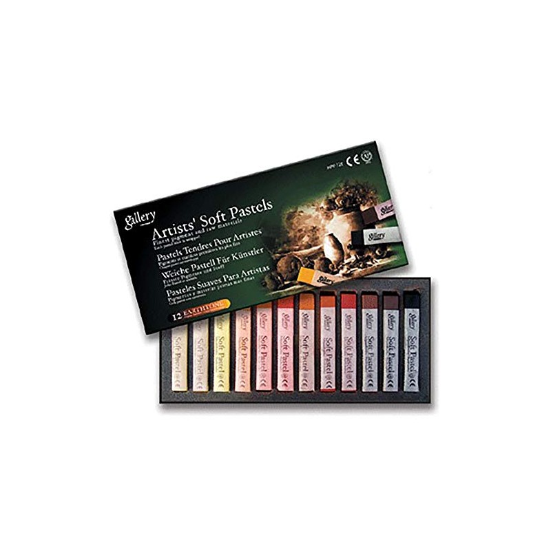 Mungyo Gallery Soft Pastel Squares Cardboard Box Set of 12