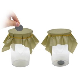 MOMOMAGE 5 Pcs Coin Through A Sheet of Rubber Coin into Cup Comedy Magic Tricks Close up Magic Gimmick Props for Magicans