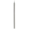 Metallic Silver Birthday Candles 5", 12 Ct.