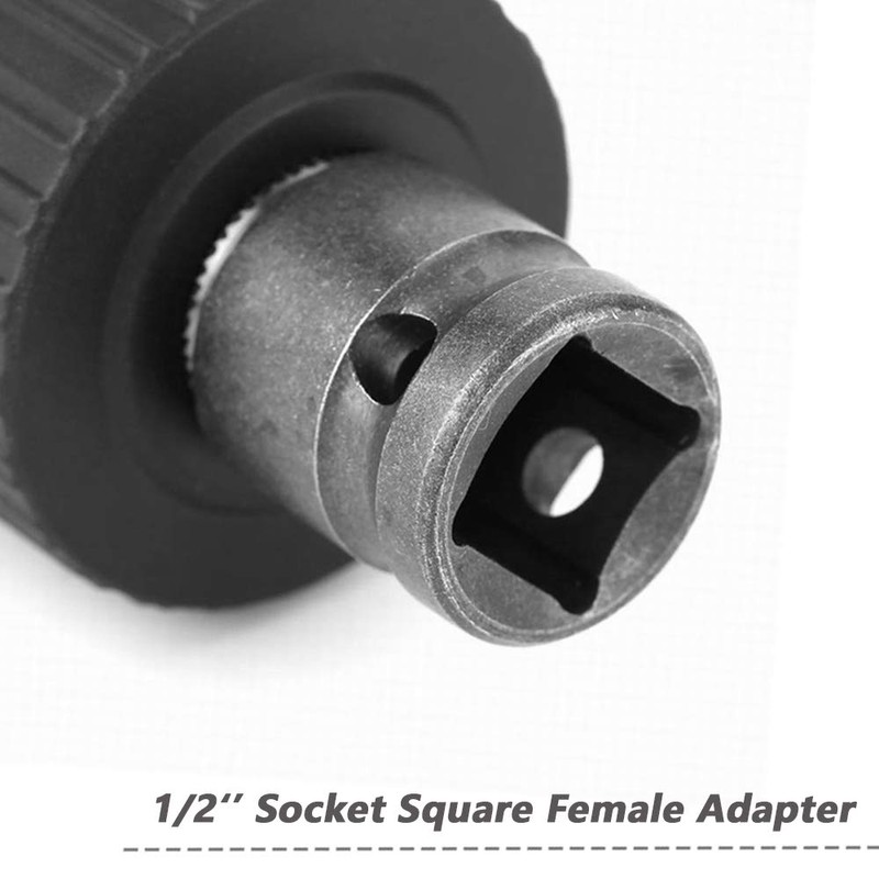 Mesee 2-13mm Capacity Keyless Drill Chuck, Mount 1/2-20UNF Quick Release