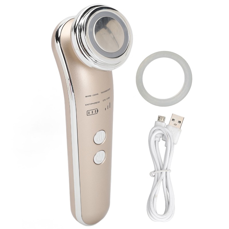 Face Beauty Machine Heating Vibration Massage Remove Skin Dirts Photon