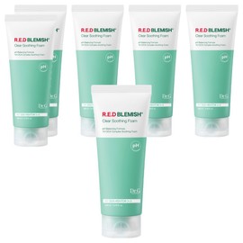 Dr.G Mildly Acidic Red Blemish Clear Soothing Foam, 200ml, 6 pieces / 닥터지 약산성 레드 블레미쉬 클리어 수딩 폼, 200ml, 6개