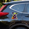 Pit Bull Car Vinyl Sticker - Pack of 2 (5x4