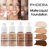 PHOERA Foundation,Full Coverage Flawless Soft Matte 24 HR Oil Control